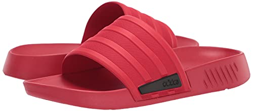 adidas Unisex Racer Tr Slide Sandal, Scarlet/Scarlet/Black, 9 US Men