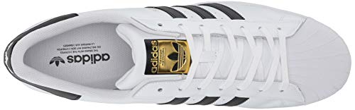 adidas Originals womens Superstar Sneaker, White/Black/White, 9.5 US
