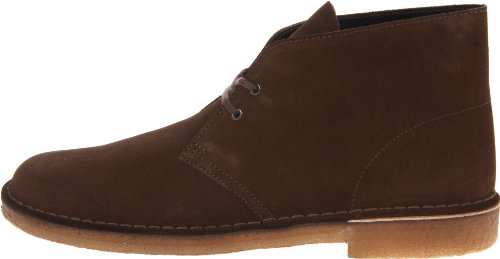 Clarks Men's Desert Chukka Boot, Olive Suede, 12 M US