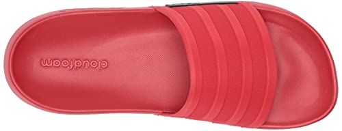 adidas Unisex Racer Tr Slide Sandal, Scarlet/Scarlet/Black, 9 US Men