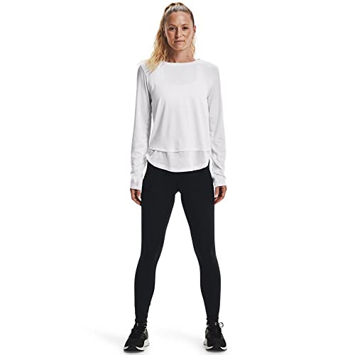 Under Armour Womens Motion Leggings , Black (003)/Jet Gray , Medium