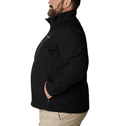Columbia Men's Ascender Softshell Front-Zip Jacket, Black, Large