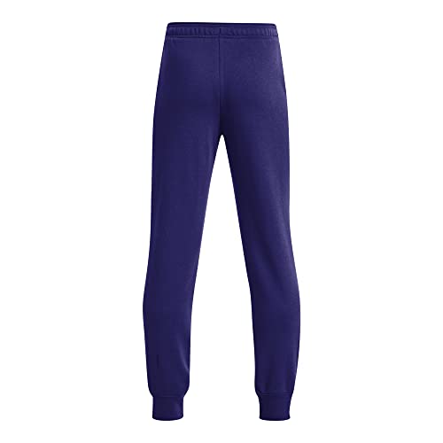 Under Armour Boys Rival Terry Jogger, (468) Sonar Blue / / Onyx White, Youth Medium