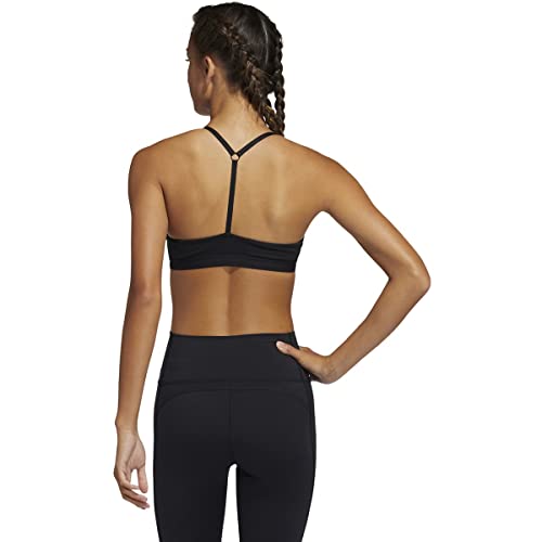adidas Women's All Me Light Support Training Bra, Black/White, Medium