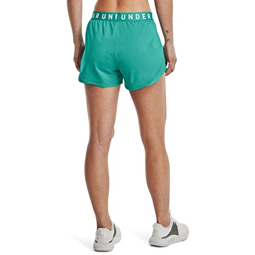 Under Armour Women's Play Up Twist Shorts 3.0 , Neptune (369)/White , Medium