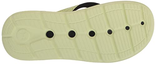 Under Armour Girls Ignite Marbella Flip Flop, (300) Fade/Black/Rebel Pink, 4 Big Kid
