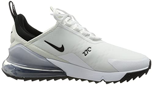 Nike Air Max 270 G CK6483 102 Mens Golf Shoe, White, Size 8