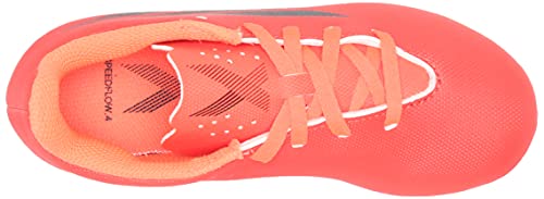adidas X Speedflow.4 Flexible Ground Soccer Shoe, Red/Black/Solar Red, 4.5 US Unisex Big Kid