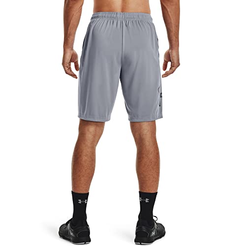 Under Armour Mens Tech Graphic Short , Steel (035)/Black , Large