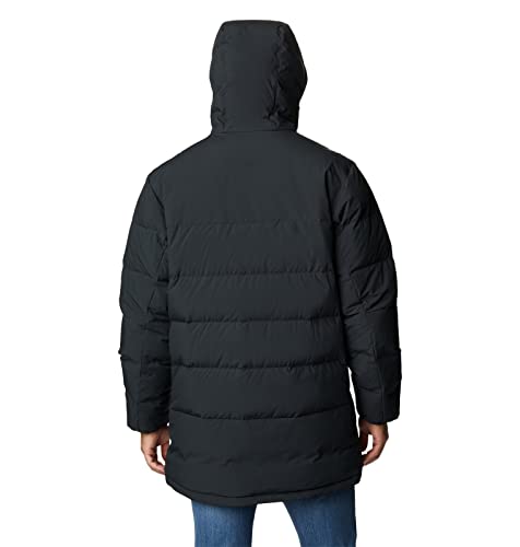Columbia Men's Aldercrest Down Parka, Black, Large