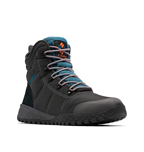 Columbia Men's Fairbanks Omni-Heat Hiking Shoe, Shark/Cave Water, 10.5 W US
