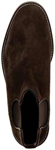 Clarks Men's Jaxen Chelsea Boot, Brown Suede, 10.5