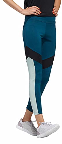 adidas Women's Designed 2 Move Colorblock Regular Rise 7/8 Tight Tech Mineral/Black X-Small