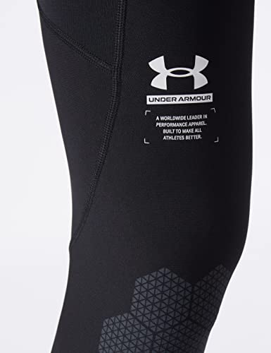 Under Armour Men's UA HeatGear ArmourPrint Leggings - 1370413-001 - Black/Halo Gray - S