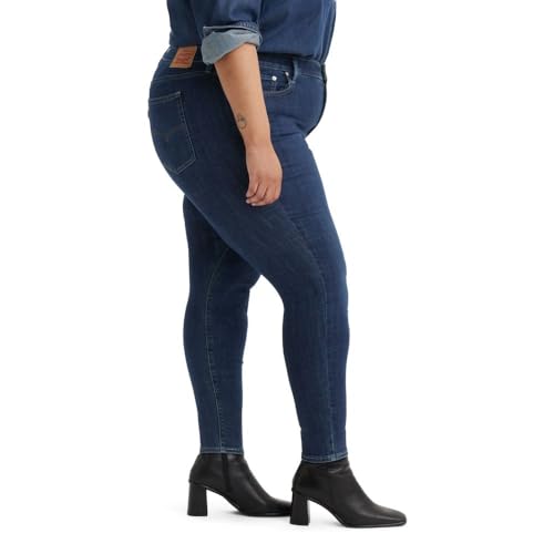 Levi's Women's Plus-Size 721 High Rise Skinny Jeans, Blue Story (Waterless), (US 16) 35 Regular