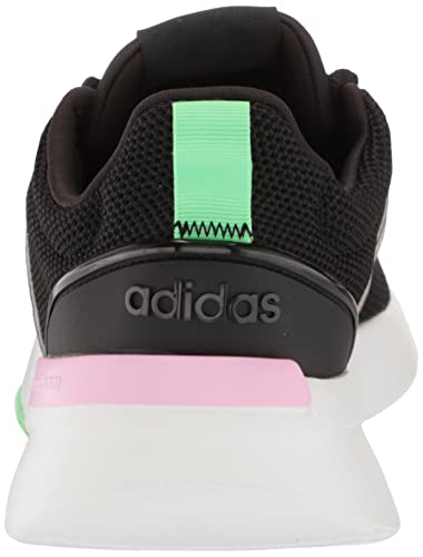 adidas Racer TR21 Running Shoe, Core Black/Core Black/Beam Green, 5 US Unisex Big Kid