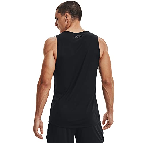 Under Armour Men's Tech 2.0 Tank Top , Black (001)/Pitch Gray , Small