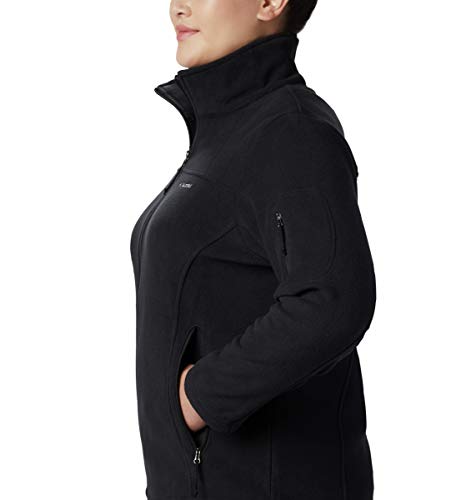 Columbia Women's Fast Trek II Jacket, Black, 3X Plus