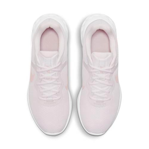 NIKE Women's Race Running Shoe, Lt Violet Champagne White, 7.5