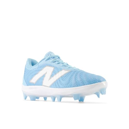 New Balance Men's FuelCell 4040 V7 Molded Baseball Shoe, Team Sky Blue/Optic White, 8.5