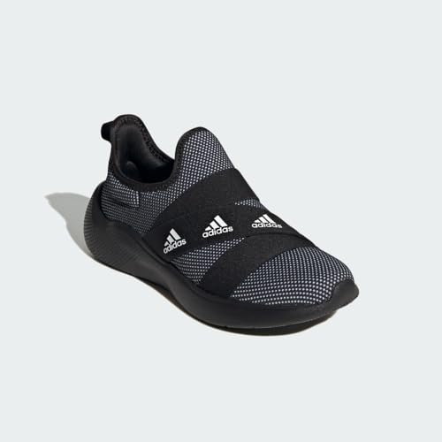 adidas Women's Puremotion Adapt Sportswear Sneaker, Core Black/White/White, 8