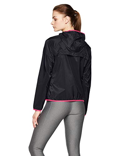 Under Armour Women's Qualifier Storm Packable Jacket , Black (003)/Reflective , Small