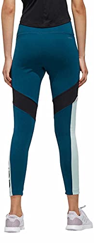 adidas Women's Designed 2 Move Colorblock Regular Rise 7/8 Tight Tech Mineral/Black X-Small