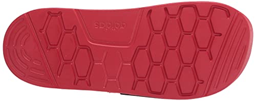 adidas Unisex Racer Tr Slide Sandal, Scarlet/Scarlet/Black, 9 US Men
