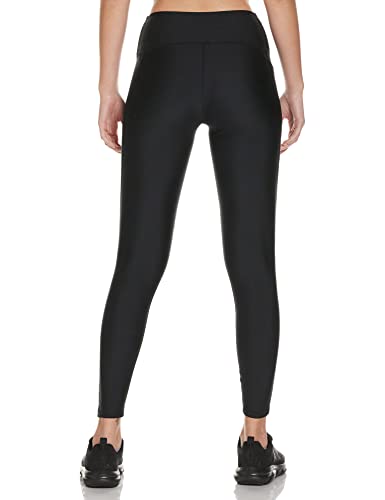 Under Armour Women's HeatGear Armour High No-Slip Waistband Pocketed Leggings , Black (001)/White , Small