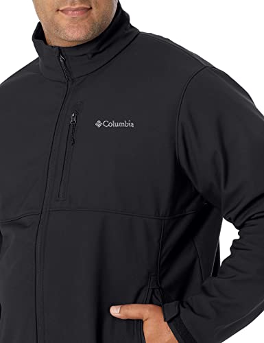 Columbia Men's Ascender Softshell Front-Zip Jacket, Black, Large
