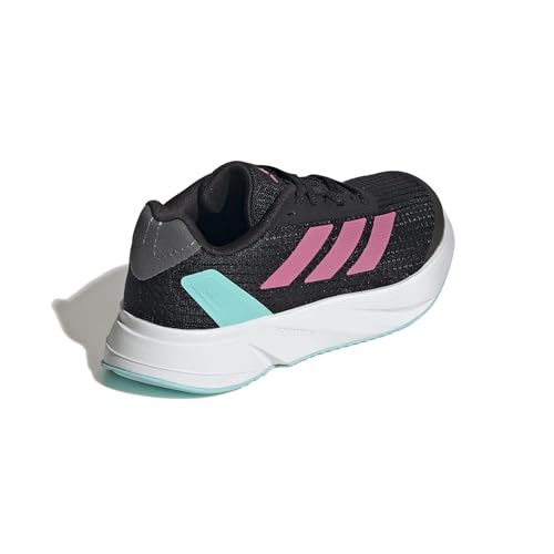 adidas Duramo SL Sneaker, Core Black/Pink Fusion/White, 2 US Unisex Little Kid
