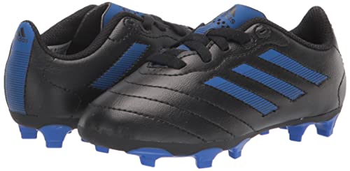 adidas Goletto VIII Firm Ground Soccer Shoe, Core Black/Royal Blue/Core Black, 13 US Unisex Little Kid (4-8 Years)
