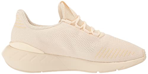adidas Women's Swift Run 22 Sneaker, Wonder White/Wonder White/Black (Deconstructed), 8