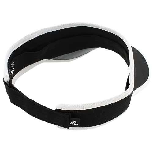 adidas Women's Superlite Visor, Black/White, One Size