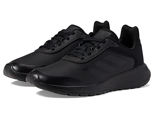 adidas Tensaur Running Shoe, Black/Black/Black, 3 US Unisex Little Kid