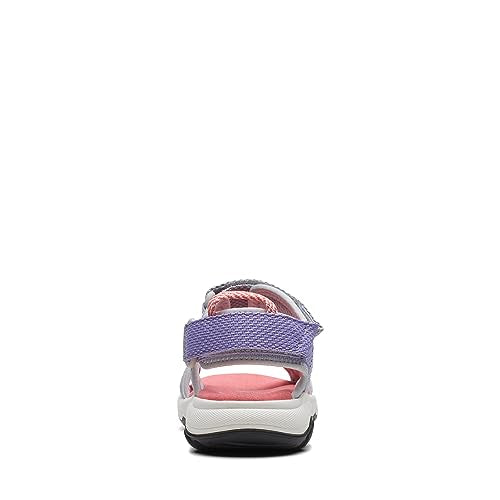 Clarks Girls Expo Sea K. Sport Sandal, Grey Combi, 2.5 Big Kid