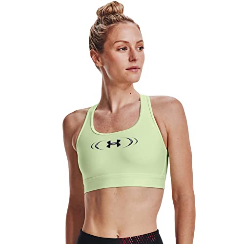 Under Armour HeatGear Armour Mid Padless Womens Sports Bra L