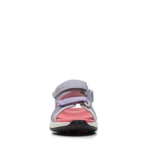 Clarks Girls Expo Sea K. Sport Sandal, Grey Combi, 2.5 Big Kid