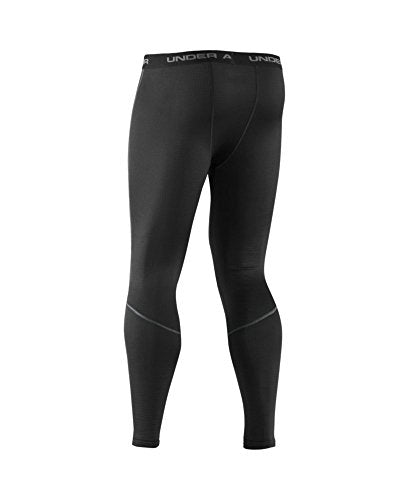 Under Armour Base 3.0 Legging - Men's Black/School Bus 3X-Large