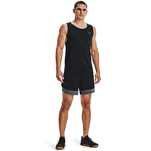 Under Armour Men's Tech 2.0 Tank Top , Black (001)/Pitch Gray , Small