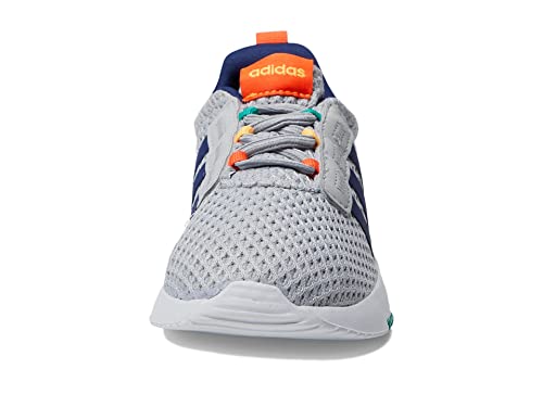 adidas Racer TR21 Running Shoe, Grey/Dark Blue/Court Green, 2.5 US Unisex Little Kid