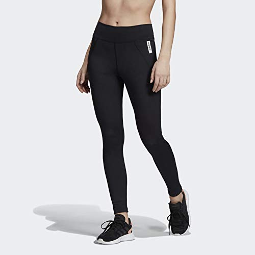 adidas Women's Brilliant Basic Training Tights, Black/White, Medium