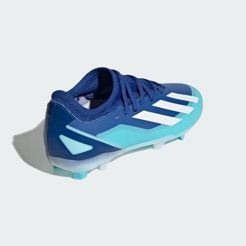 adidas Soccer X Crazylight.3 Firm Ground (Little Kid/Big Kid) Bright Royal/White/Solar Red 5 Big Kid M