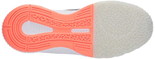 adidas Women's Crazyflight Bounce 3 Volleyball Shoe, Grey/FTWR White/Signal Coral, 13.5 M US