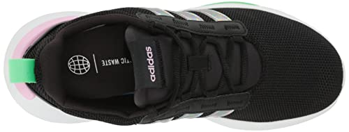 adidas Racer TR21 Running Shoe, Core Black/Core Black/Beam Green, 5 US Unisex Big Kid