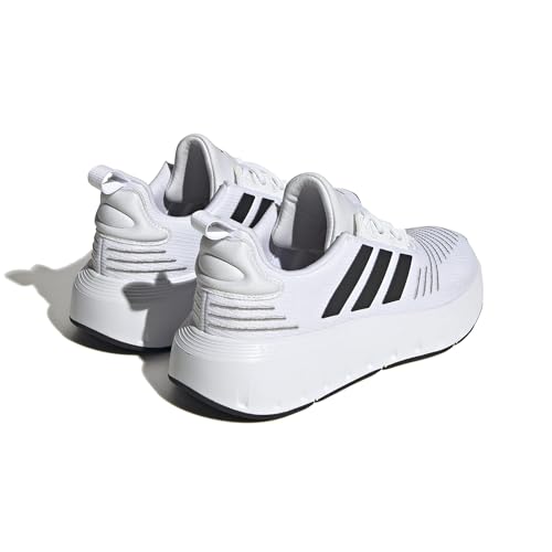 adidas Swift Run23 Sneaker, White/Core Black/Grey, 7 US Unisex Big Kid