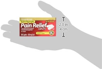 GoodSense Extra Strength Pain Relief, Acetaminophen Caplets, 500 mg, 500 Count
