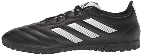 adidas Unisex Goletto VIII Turf Soccer Shoe, Core Black/White/Red, 9.5 US Men
