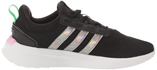 adidas Racer TR21 Running Shoe, Core Black/Core Black/Beam Green, 5 US Unisex Big Kid