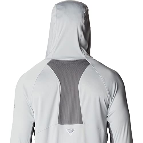 Columbia Men's Terminal Tackle Vent Hoodie, Cool Grey/City Grey, Medium